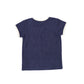 BAMBOO NAVY TRIM TERRY T-SHIRT