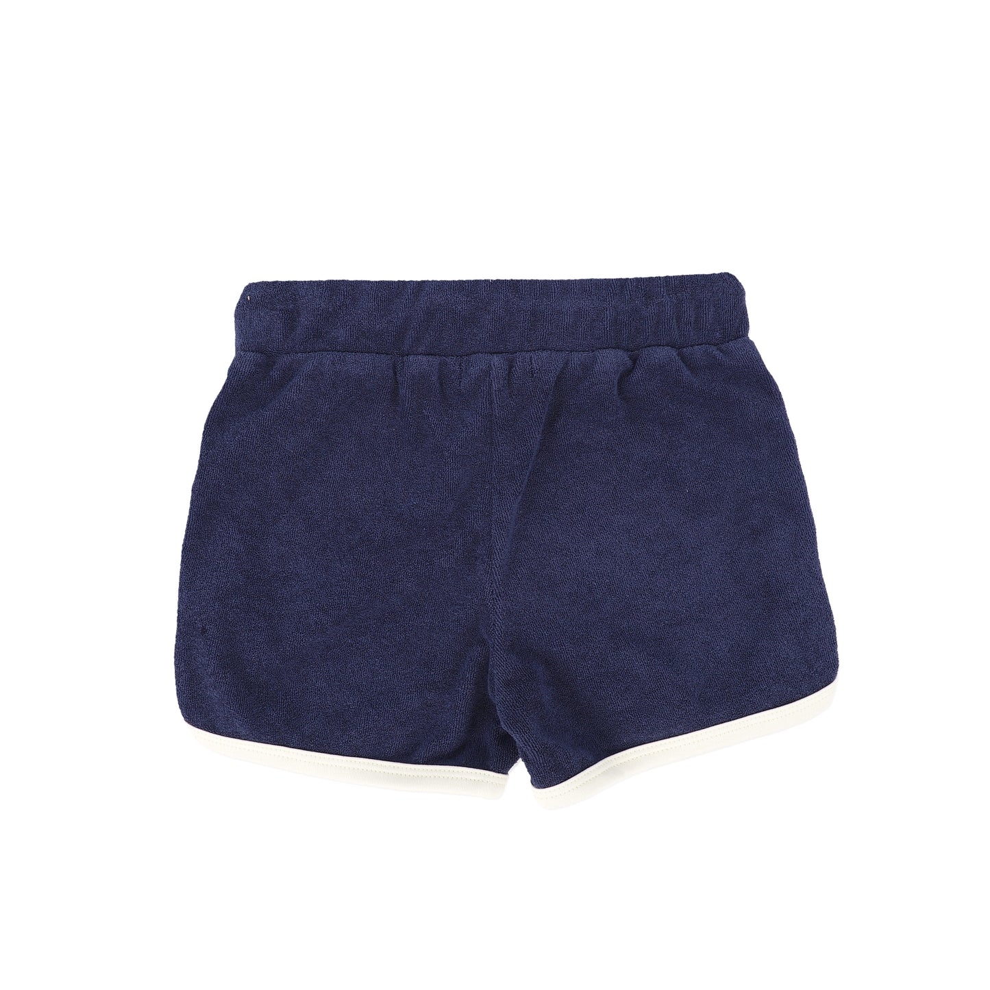 BAMBOO NAVY TRIM TERRY SHORTS