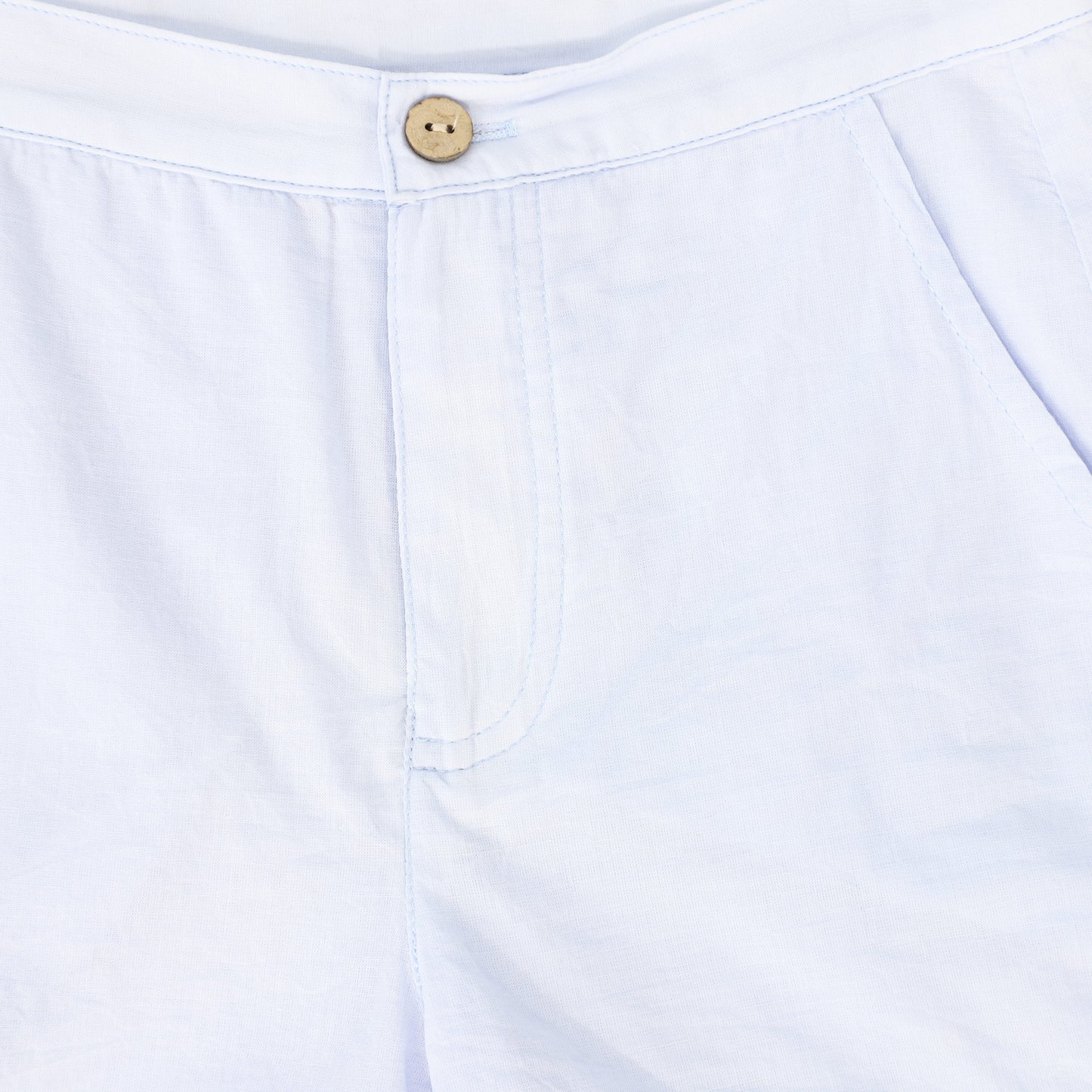 BAMBOO LIGHT BLUE TRIM SHORTS