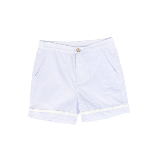 BAMBOO LIGHT BLUE TRIM SHORTS