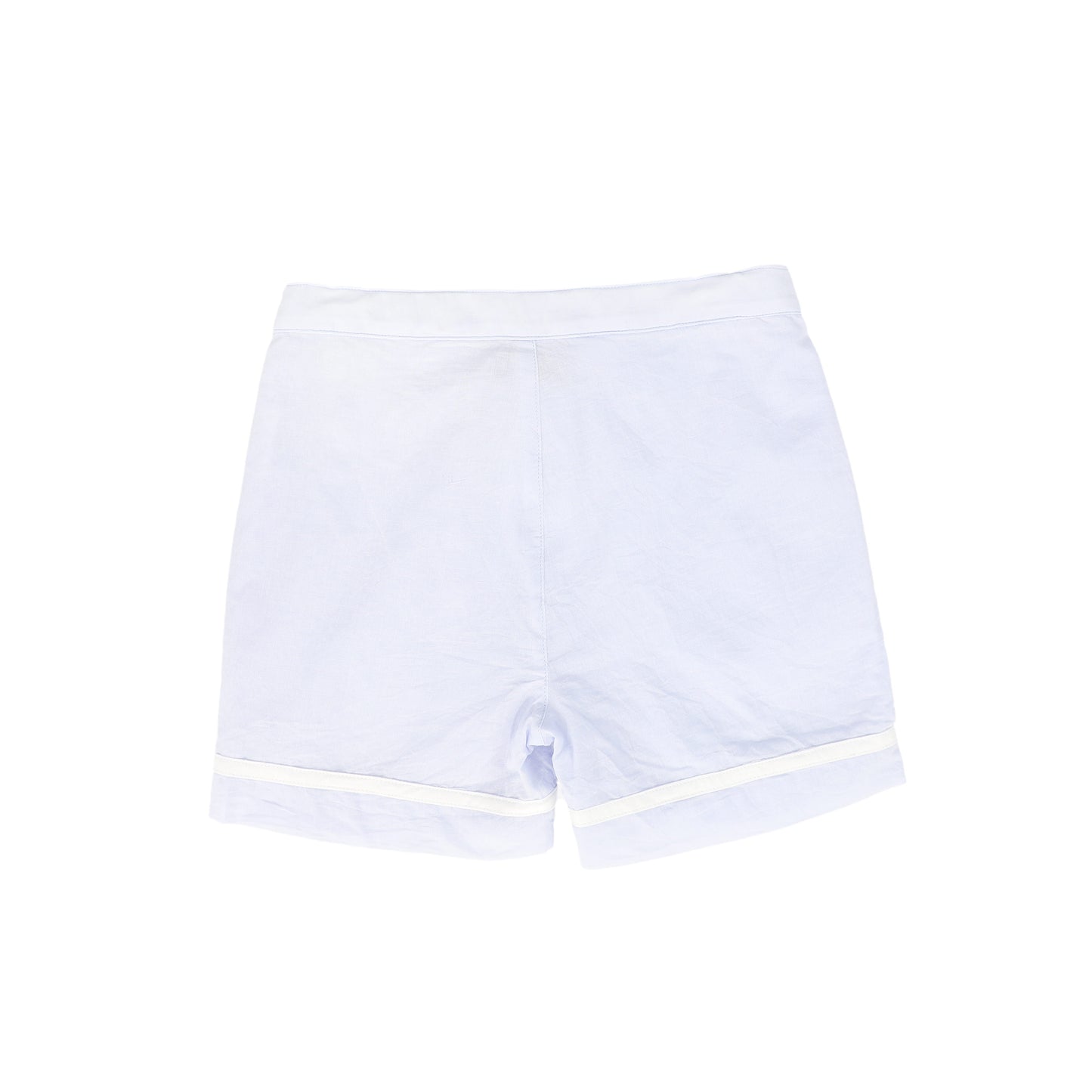 BAMBOO LIGHT BLUE TRIM SHORTS