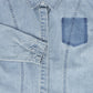 BAMBOO BLUE DENIM STITCHED SHIRT