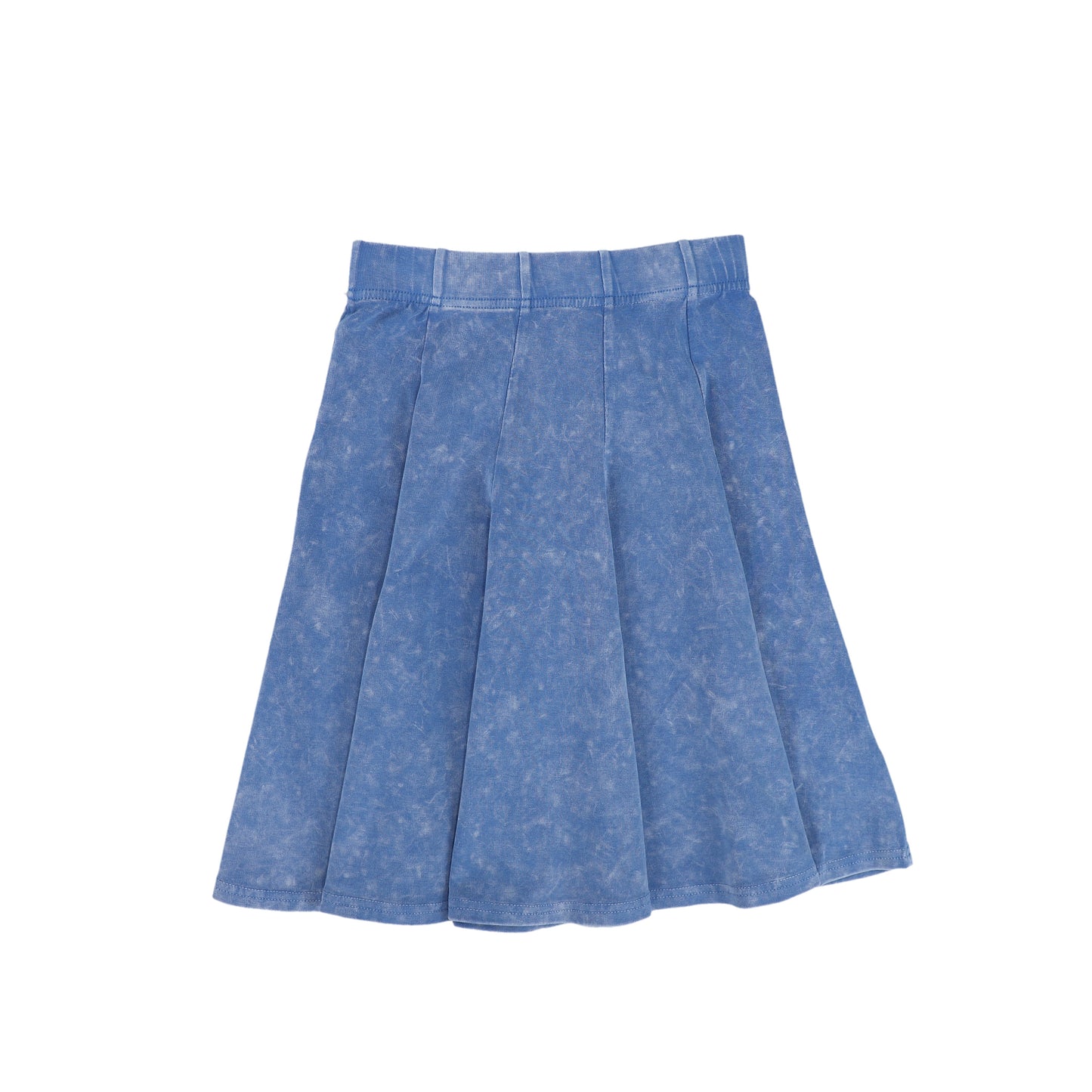 CABANA LIGHT BLUE MINERAL WASH PANELED SKIRT