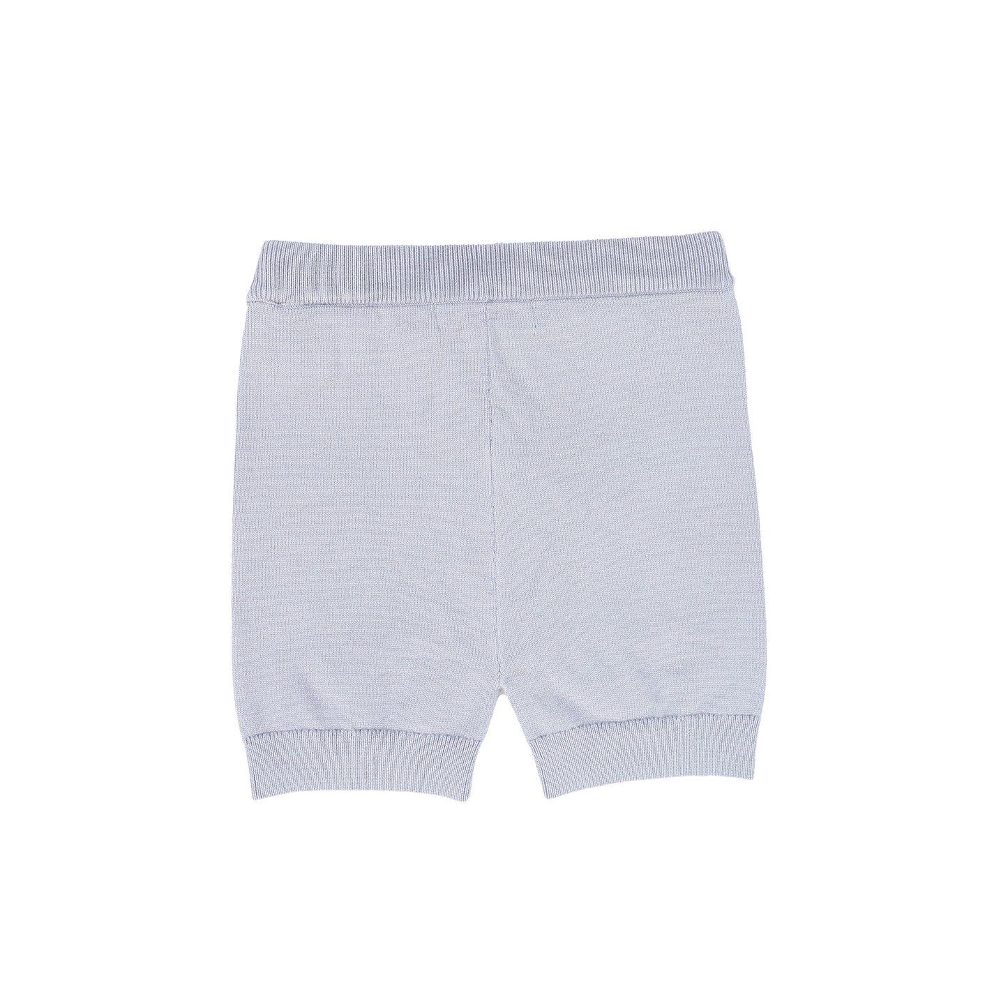 LE BOURDON POWDER BLUE KNIT SHORTS