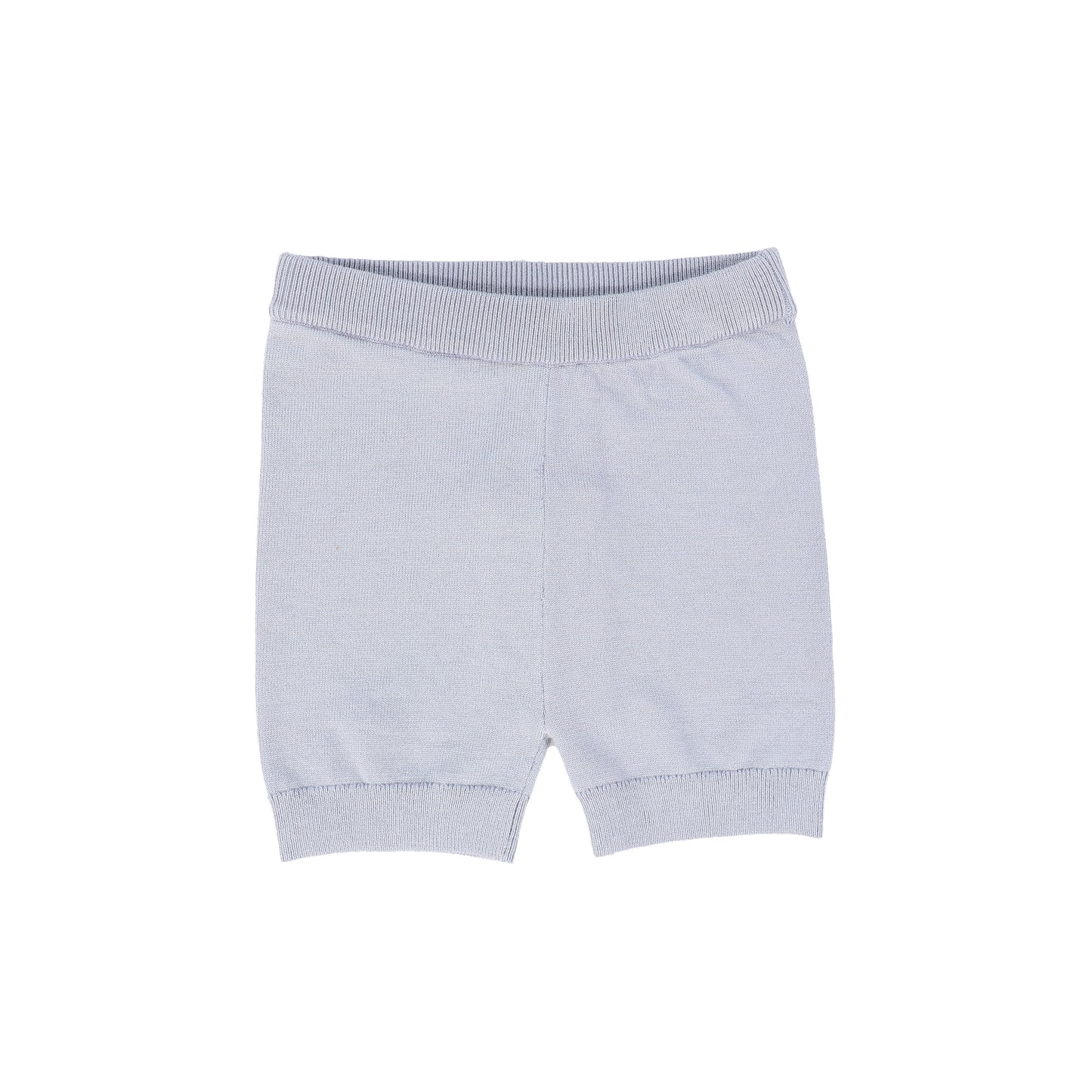 LE BOURDON POWDER BLUE KNIT SHORTS