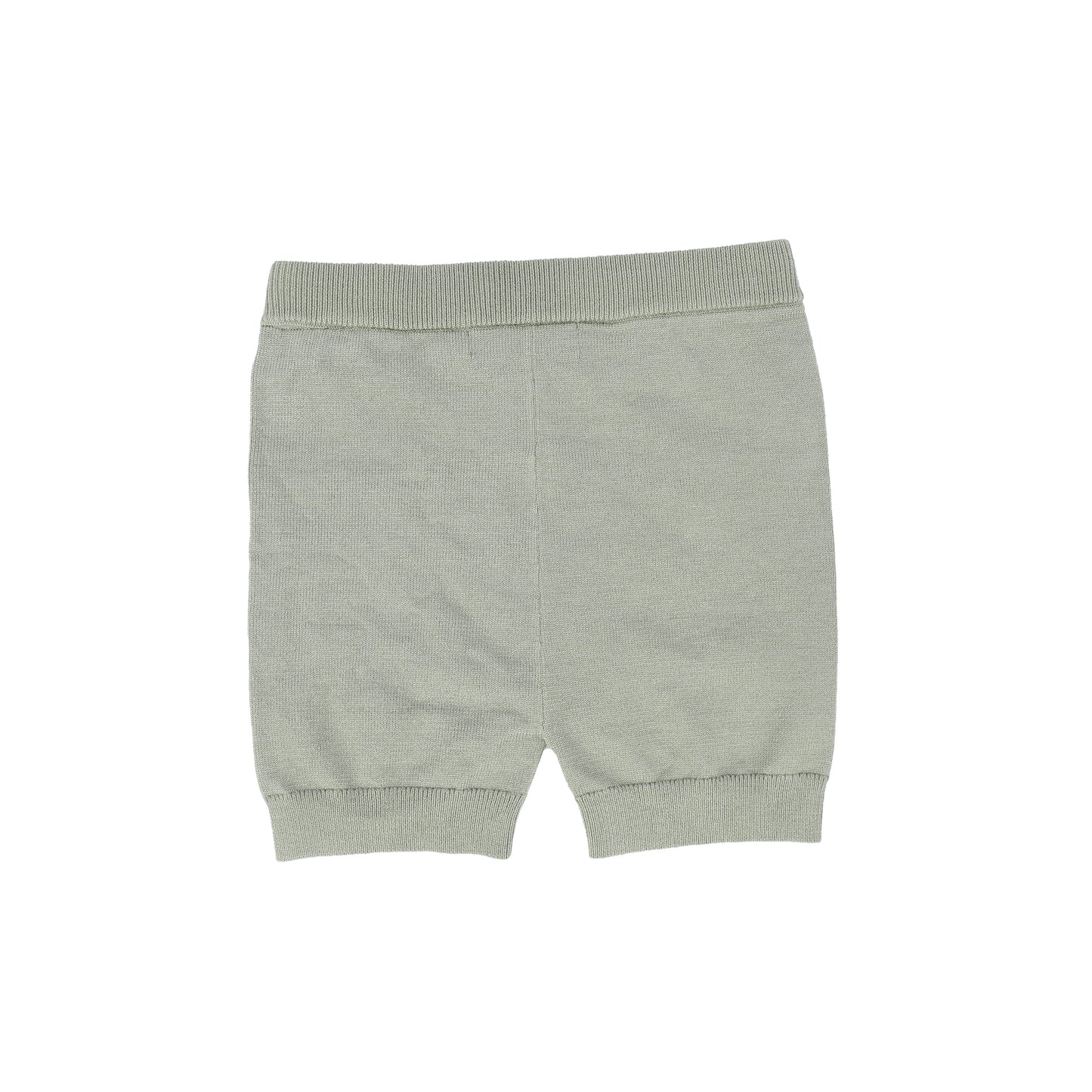 LE BOURDON GREEN KNIT SHORTS