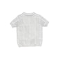 BAMBOO LIGHT GREY POINTELLE KNIT SWEATER