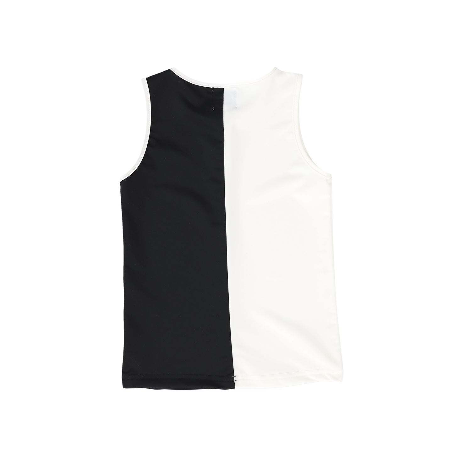 WATER CLUB BLACK/WHITE COLORBLOCK SWIM TANK