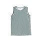 WATER CLUB GREEN STRIPED SWIM TANK