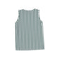 WATER CLUB GREEN STRIPED SWIM TANK