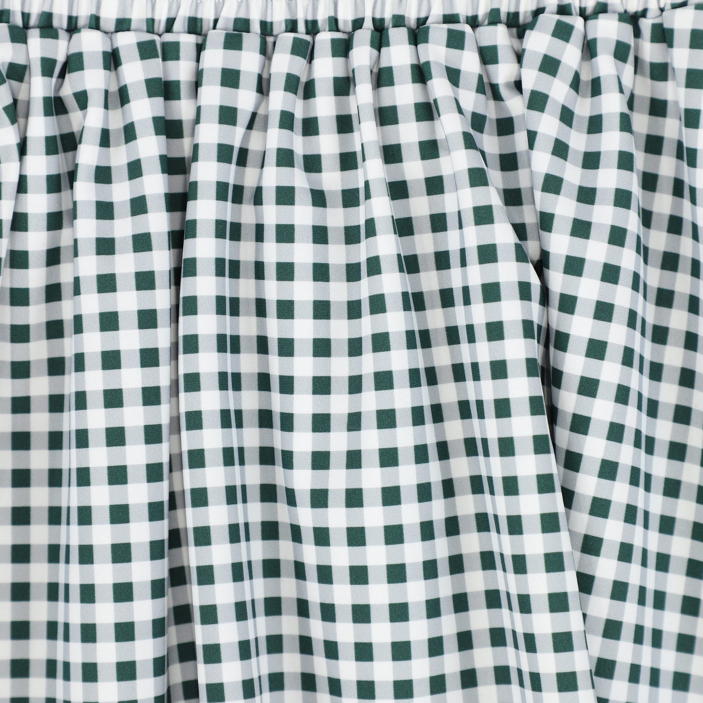 WATER CLUB GREEN GINGHAM SWIM SKIRT