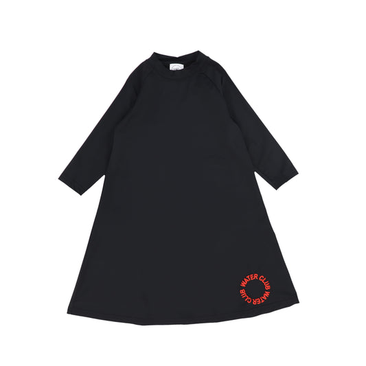 WATER CLUB BLACK SEAM SWIM DRESS