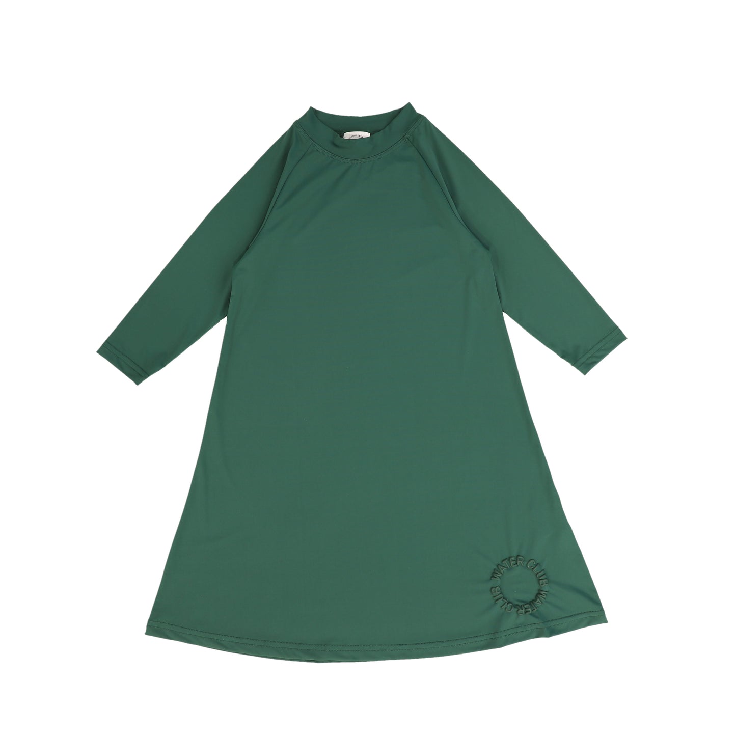 WATER CLUB GREEN SEAMED SWIM DRESS