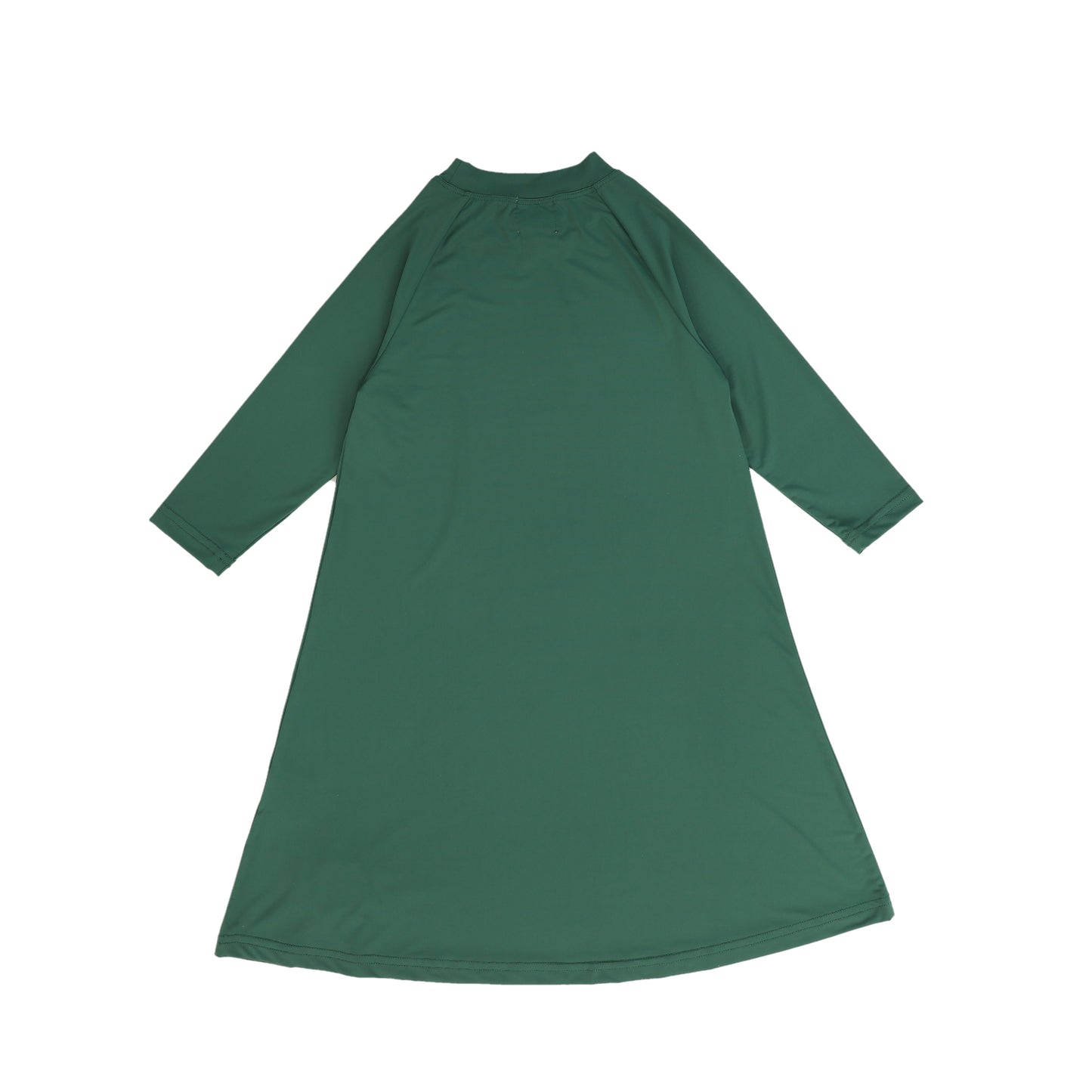 WATER CLUB GREEN SEAMED SWIM DRESS