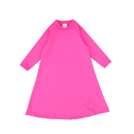 WATER CLUB PINK SEAM SWIM DRESS