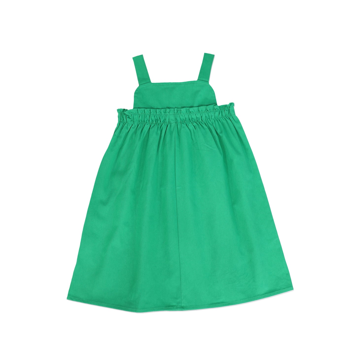 BAMBOO GREEN HIGH WAISTED RUFFLE JUMPER