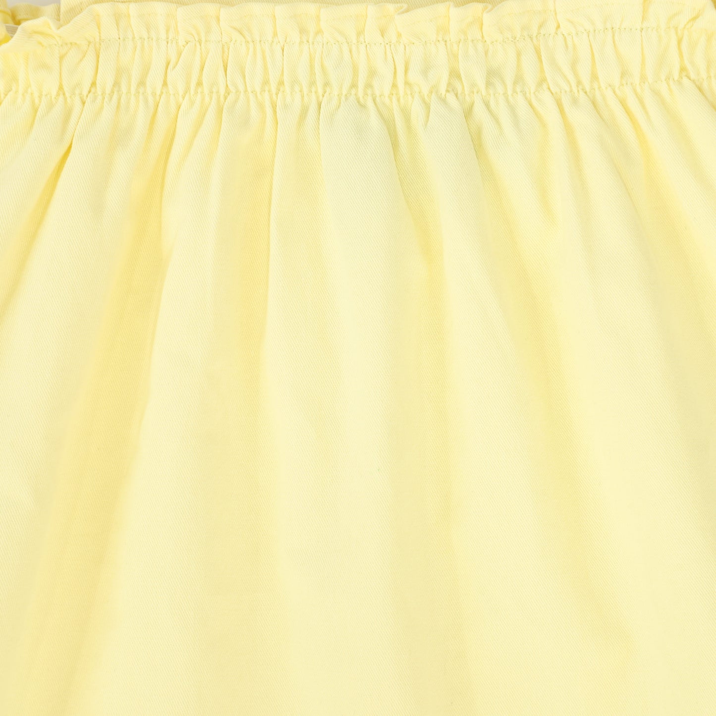 BAMBOO YELLOW HIGH WAISTED RUFFLE JUMPER