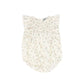 BACE COLLECTION CREAM FLORAL SMOCKED ROMPER