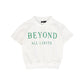 BAMBOO WHITE/GREEN WORDED SS COLLAR TEE