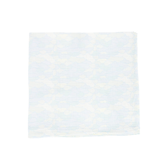 BEBE JOLEE BLUE CLOUD DESIGN SWADDLE