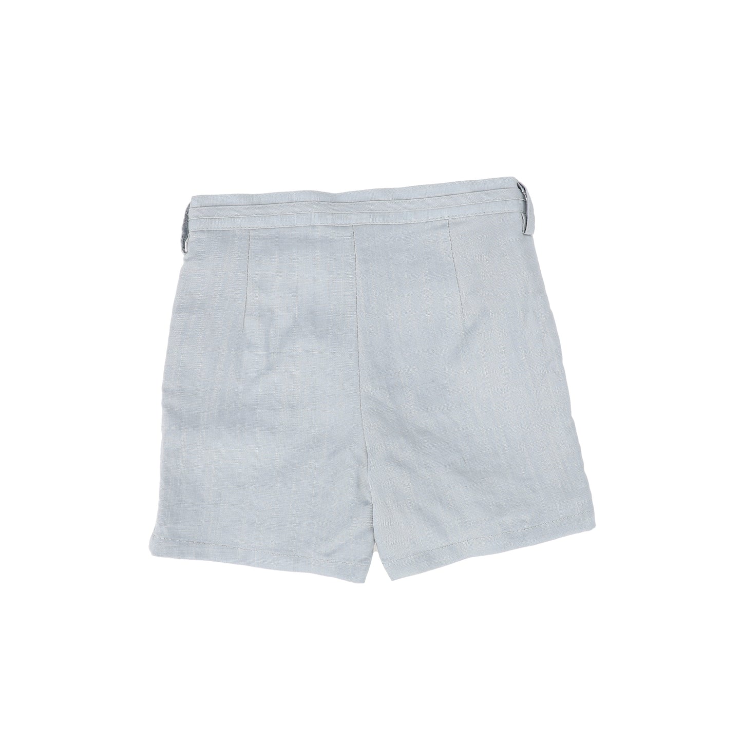 BACE COLLECTION LIGHT BLUE RIBBON TRIM SHORTS