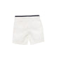 BACE COLLECTION WHITE RIBBON TRIM SHORTS