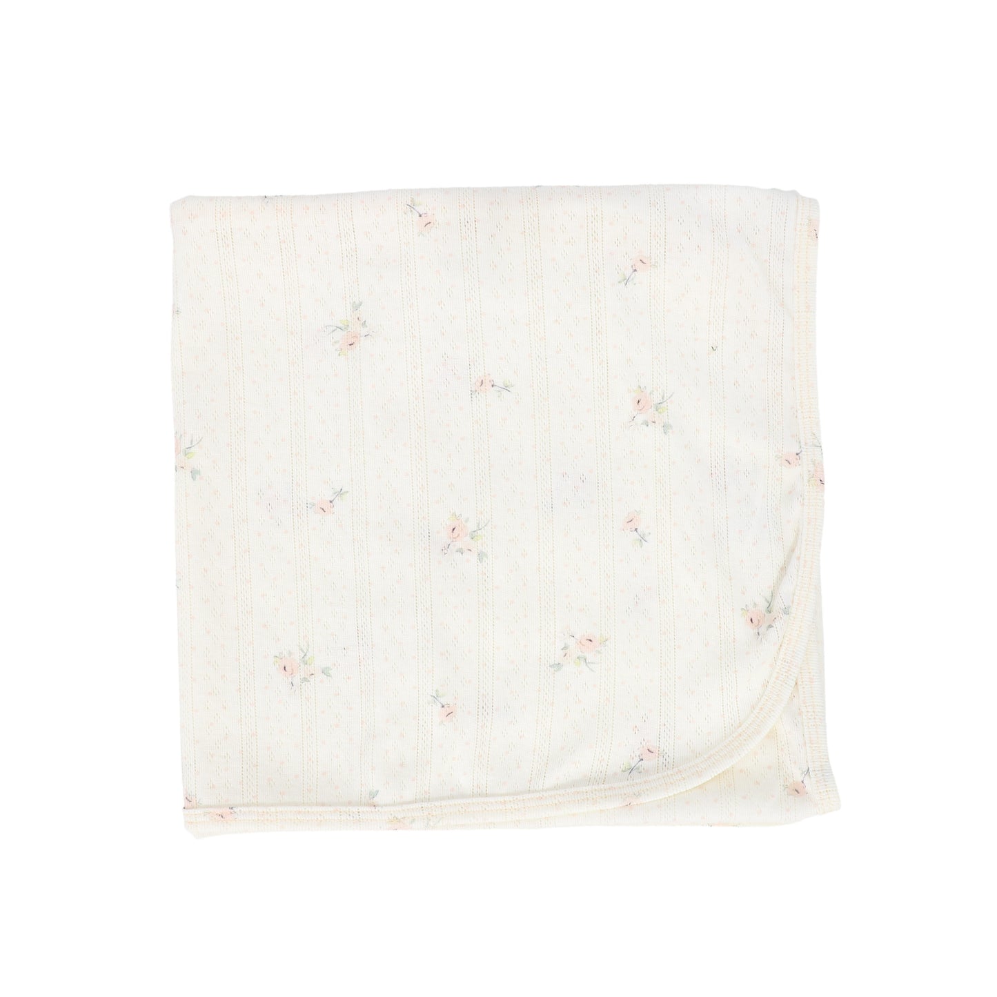 BEBE JOLEE PINK FLORAL DOT BLANKET