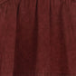 HELLO YELLOW BURGUNDY DENIM SEAM JUMPER