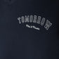 PHIL AND PHOEBE NAVY VARSITY WORDED SWEATSHIRT