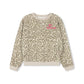 PHIL AND PHOEBE BROWN LEOPARD PRINT SWEATSHIRT
