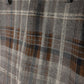 ONE CHILD GREY/BROWN WOOL PLAID PANTS