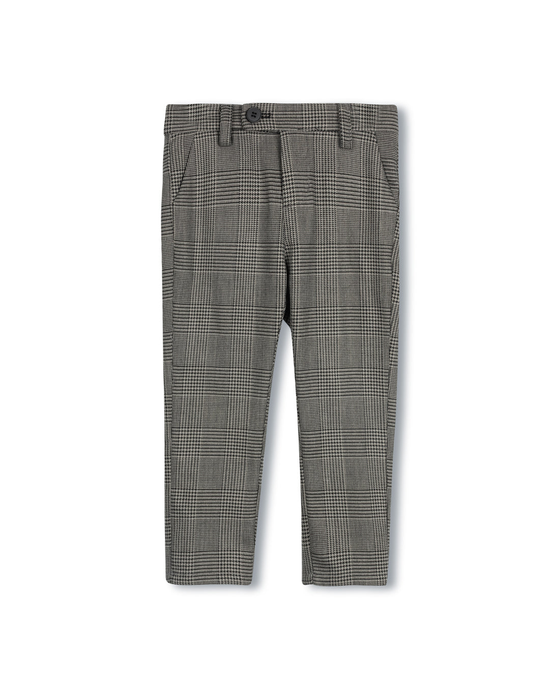ONE CHILD GREY PLAID SLIM PANTS