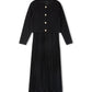 MINIMAL BLACK KNIT BLAZER SLIP DRESS SET