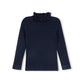ONE CHILD NAVY RUFFLE COLLAR SWEATER