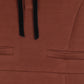 LILOU RUST WOOL TIERED RIBBON JUMPER