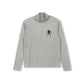 VIBE BLACK/WHITE CHEVRON PRINT EMBLEM TURTLENECK