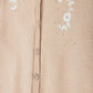 LILOU PINK FLOWER EMBROIDERED CARDIGAN