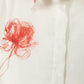 TUSTELLO IVORY ROSE SKETCH BLOUSE