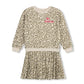 PHIL AND PHOEBE BROWN LEOPARD PRINT SWEATSHIRT DRESS