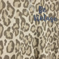 PHIL AND PHOEBE LEOPARD/NAVY WORDED SWEATSHIRT SET