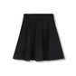 HELLO YELLOW BLACK PONTI PANELED SKIRT