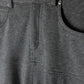 VIBE CHARCOAL SWEATSHIRT FLYFRONT MIDI SKIRT