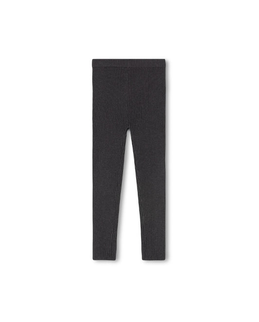 ONE CHILD CHARCOAL KNIT LEGGING