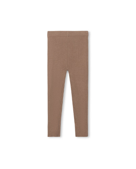 ONE CHILD MAUVE KNIT LEGGING
