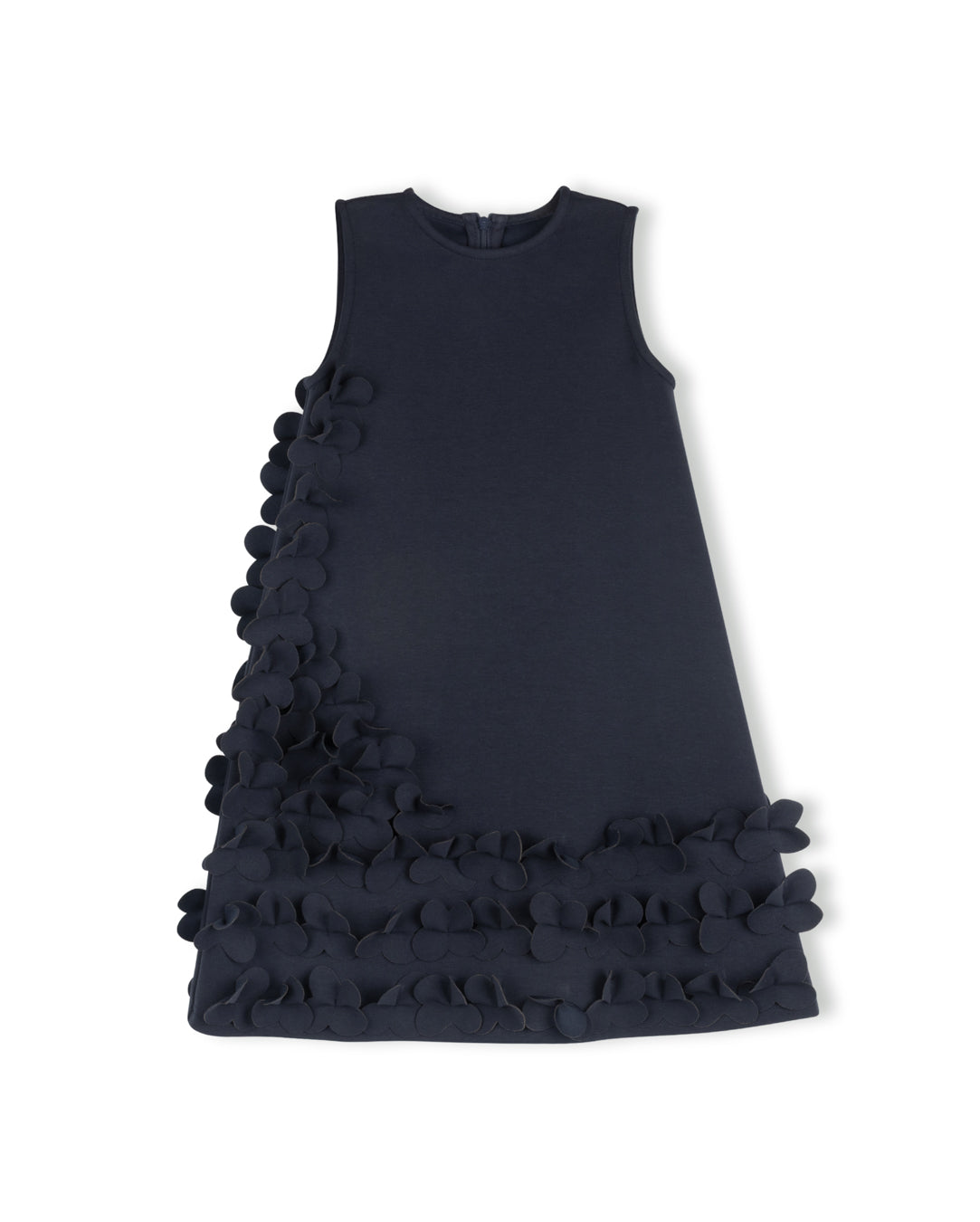 LILOU NAVY FLOWER APPLIQUE JUMPER