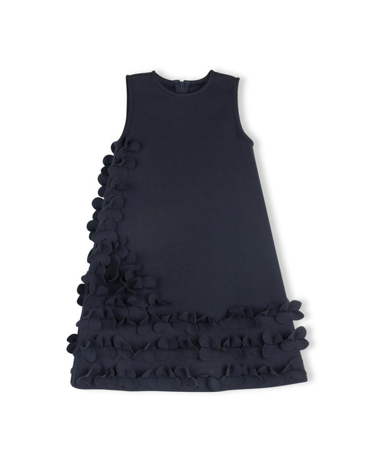 LILOU NAVY FLOWER APPLIQUE JUMPER