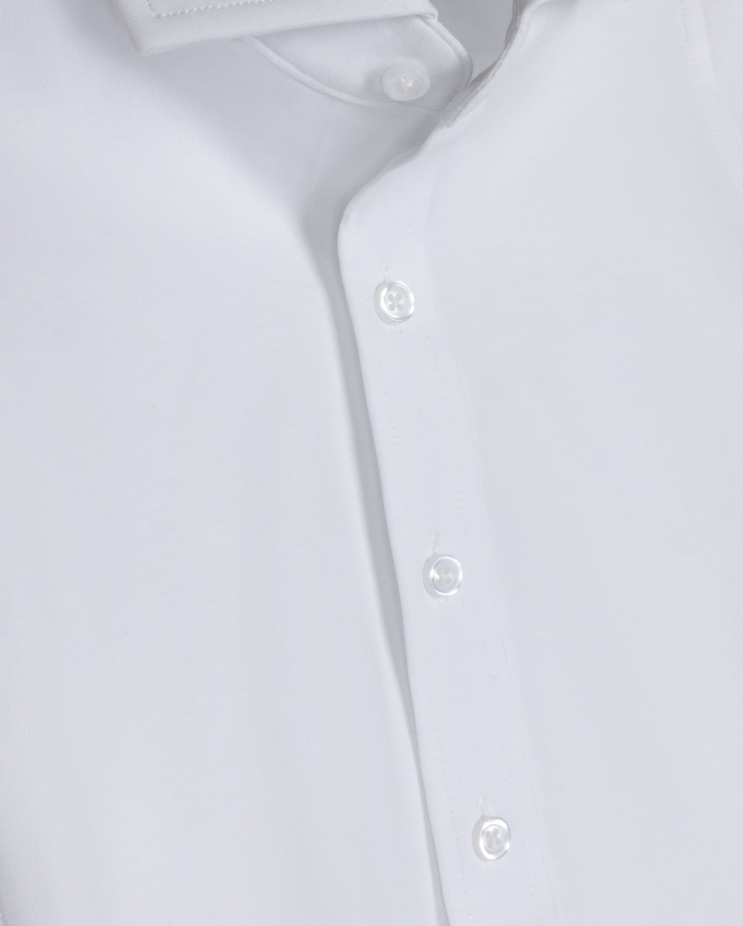 HARPER JAMES WHITE STRETCH BUTTON DOWN SHIRT