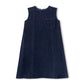 PHIL AND PHOEBE MID BLUE DENIM LOGO EMBOSSED POCKET JUMPER