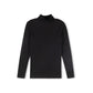 ONE CHILD BLACK KNIT MOCKNECK SWEATER