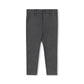 HARPER JAMES CHARCOAL WOOL SLIM PANTS